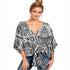 Women's Leopard Print Floral Tie Front Shirt